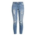 thumbnail image 5 of Vanilla Star Juniors' Low Rise Destructed Skinny Jeans, 31” Inseam for Regular, 5 of 5