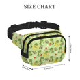 thumbnail image 4 of Balery Cute Dinosaurs Cartoon Mochila Cinturón para Mujeres y Hombres, Bolsa de Cintura Impermeable de Doble Capa con Correa, 4 of 9