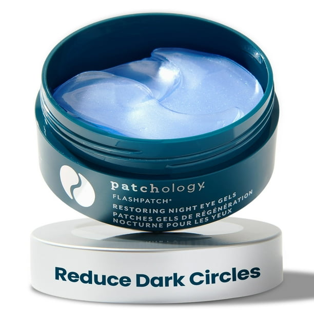 Patchology Parches restauradores nocturnos debajo de los ojos para ojeras y ojos hinchados - Parche antienvejecimiento para los ojos con retinol que reduce las bolsas de los ojos, la hinchazón y las a