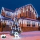 thumbnail image 2 of Luces navideñas Weepong lluvia de meteoritos 8 tubos 192 LED color blanco, 2 of 9
