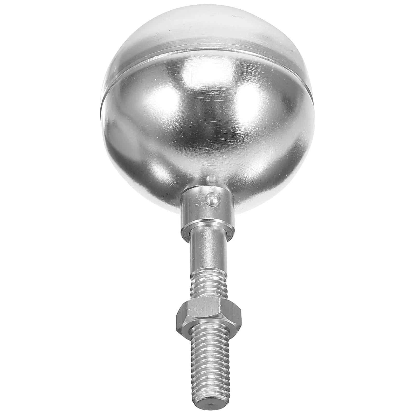 Flagpole Top Replacement, Flagpole Ball Topper, Heavy Duty Flag Pole Part 1/2" Threaded Repair Tool Aluminum Flagpole Ball Ornament