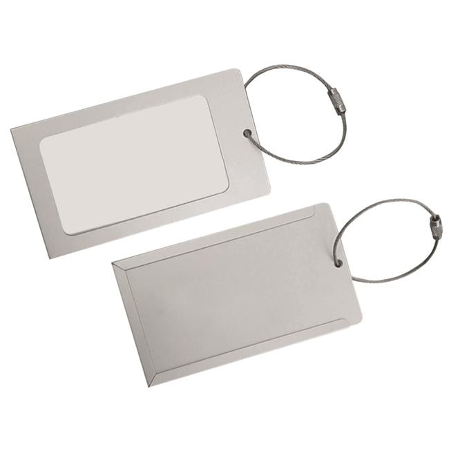 Aluminum Luggage Tag Silver 12 Pack Walmart Canada