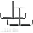 thumbnail image 2 of HSAPOW-Overhead Garage Storage Rack, 16.5 Inch Heavy Duty Ceiling Double Storage Hooks Utility Hanger for Hanging Lumber Ladder Tool Bike & Other Bulky Items (2 Pack, Black), 2 of 3