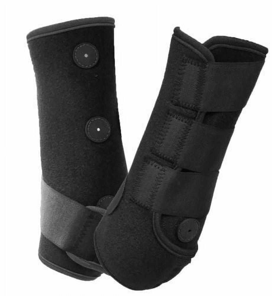 Showman Nylon Quick Standing Horse Wraps – Fasce Per Cavalli Nere