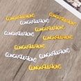 thumbnail image 2 of KAKOWELY Confeti plateado y dorado para suministros de fiesta de graduación. Decoración perfecta para fiesta de graduación (FELICITACIONES)., 2 of 4