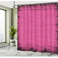 thumbnail image 5 of Ambesonne Magenta Shower Curtain, Futuristic Grungy Murky, 69"Wx75"L, Fuchsia Pink, 5 of 5
