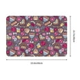 thumbnail image 3 of Daiia Doodles Wedding Front Door Mat, Heavy Duty Durable Welcome Mat for Outdoor Indoor, Dirt Trapper Waterproof Super Absorbent Door Mat, 16" x 24", 3 of 9