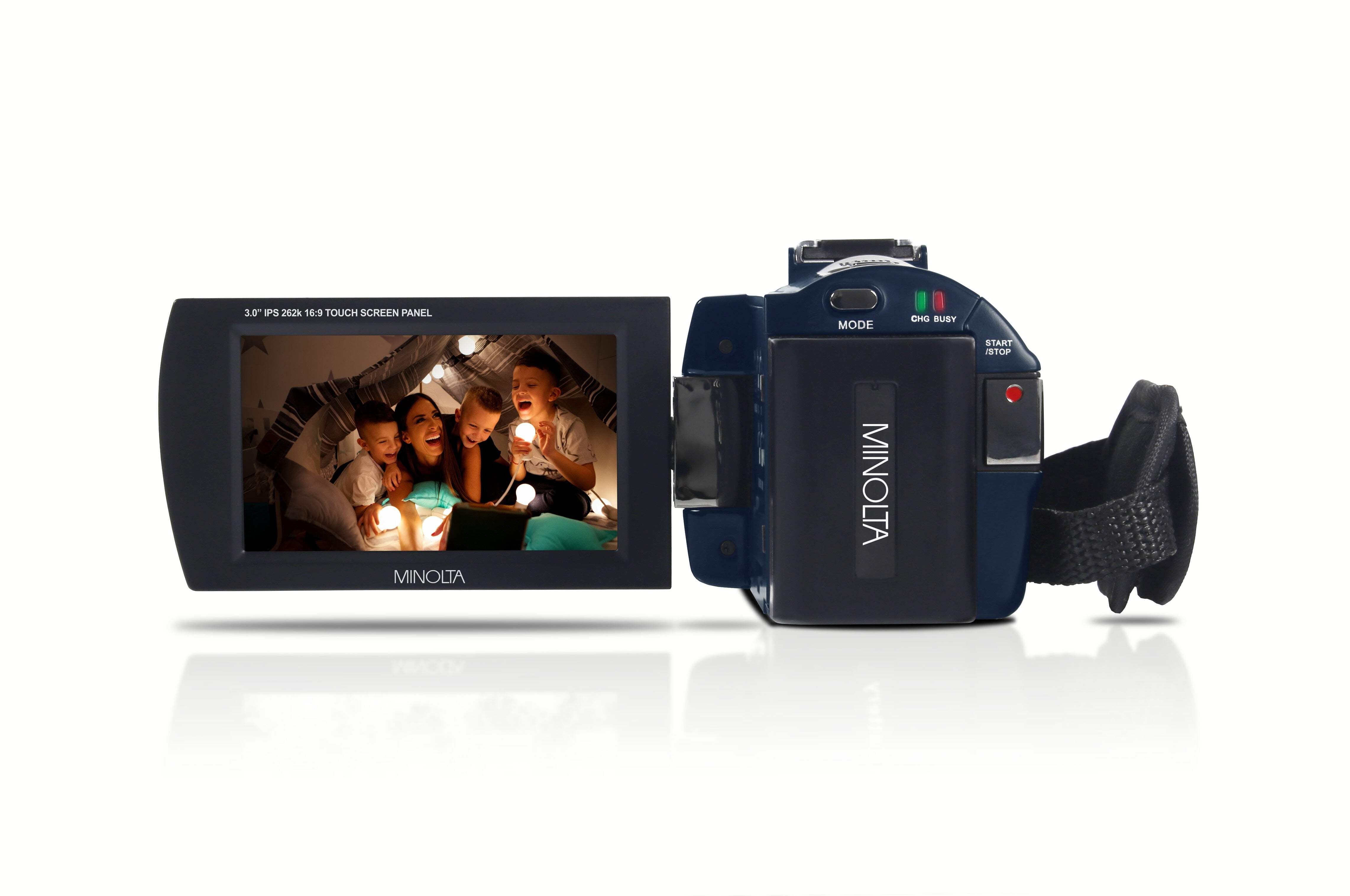 Minolta MN4K25NV 4K Ultra HD 30 MP Night Vision Camcorder (Black)