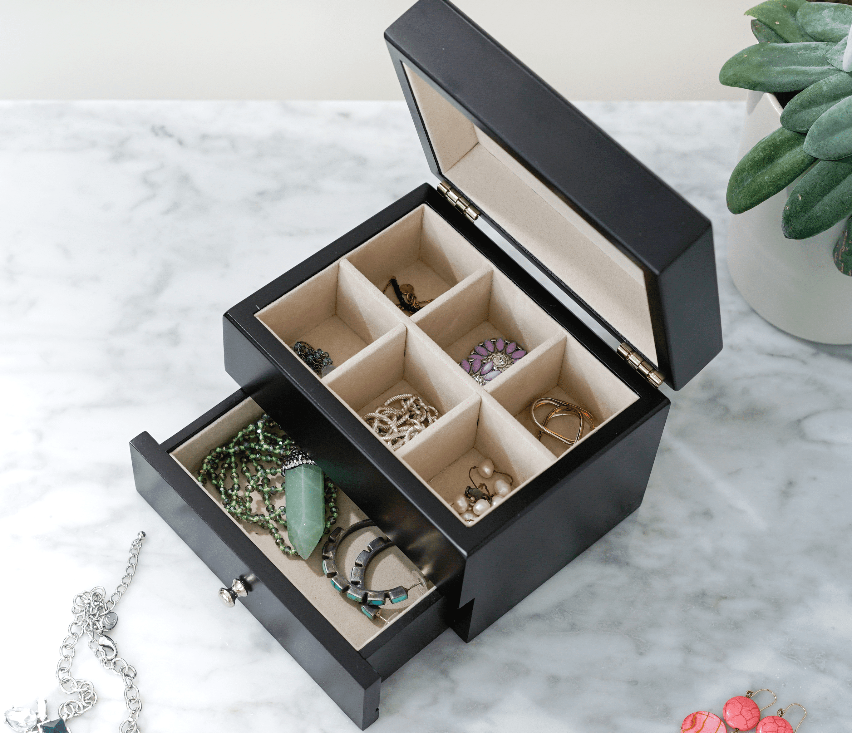 Black Mirrored Jewelry Box Walmart Inventory Checker BrickSeek