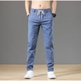 thumbnail image 5 of Pantalones casuales rectos negros elegantes de corte ajustado para hombre, nuevos pantalones holgados de tendencia clásica con bolsillos estilo Harajuku Y2k para hombre, 5 of 5