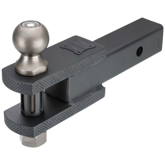 Reese 7089244 Clevis Hitch Ball Mount, Fits 2 Inch Square Receiver, 7,500 lbs. Capacity, Black