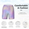 thumbnail image 4 of Kdxio Fish Scale1 Print Men'S Swim Trunks With Compression Liner 7 Inch Inseam Quick Dry Swim Shorts, 4 of 7
