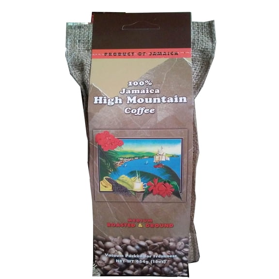 Jamaica High Mountain Coffee Roast and Ground 16oz