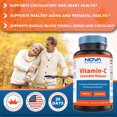 thumbnail image 5 of Nova Nutritions Vitamin C 1000 mg 240 Tablets, 5 of 6