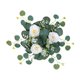 thumbnail image 2 of Ganfancp Guirnalda Decoración de Velas de Mesa Decoración de Bodas Guirnalda de Velas de Camelia Hoja Decoración de Navidad Ofertas Del Día Liquidación 1X Corona de Velas, 2 of 6