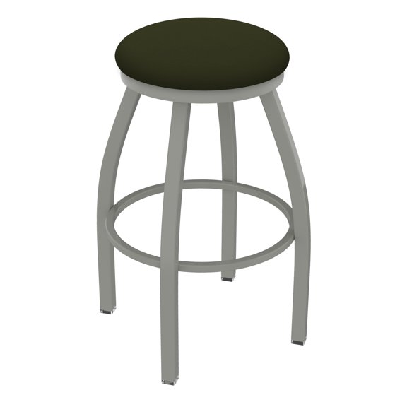 XL 802 Misha 36" Swivel Extra Tall Bar Stool with Anodized Nickel Finish and Canter Pine Seat