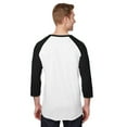 thumbnail image 2 of Jerzees Men's 5.2 oz Premium Blend Ring-Spun Raglan Baseball T-Shirt - 560RR, 2 of 3