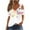 #0074-Multicolor, variant on Uootdi Womens Cold Shoulder Tops V Neck Short Sleeve Floral Print Blouses Casual Loose Lightweight Soft Comfy Summer Vacation Wear Shirts Gift