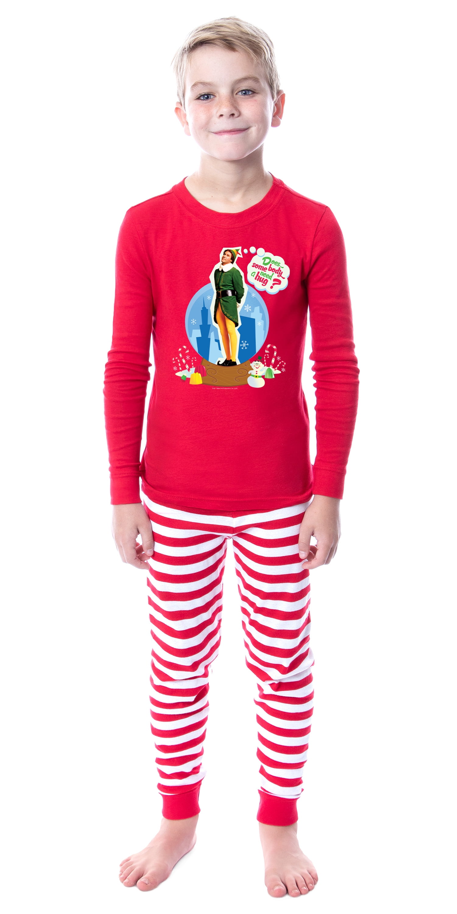 Elf The Movie Film Christmas Hug Sleep Tight Fit Family Pajama Set