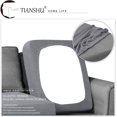 thumbnail image 3 of Housse de Coussin Extensible Housse de Coussin de Canapé Protecteur de Meubles Housse de Siège de Canapé pour Canapé Housse de Coussin 1 Pce pour Causeuse, Gris Clair, 3 of 7