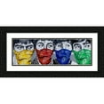 thumbnail image 2 of P Muir 14x7 Black Ornate Wood Framed With Double Matting Wall Art Titled - Beatles Bandana, 2 of 6