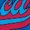 ROYAL BLUE, variant on Captain America - Jersey Women's Cropped Graphic T-Shirt