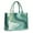 Blue And Gold, variant on Large Capacity Tote Bag,Teal and Gold Marble Golden Splashes Pattern Handbag Fashion Luxury Tote Bag,15.7"x13"x 5.1" Inches,Laptop Compatible
