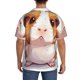 thumbnail image 3 of Balery Cartoon Guinea Pig Camisa Casual de Manga Corta con Botones para Hombre, Texturizada, Estilo Cubano, para Playa, Verano-4X-Large, 3 of 5