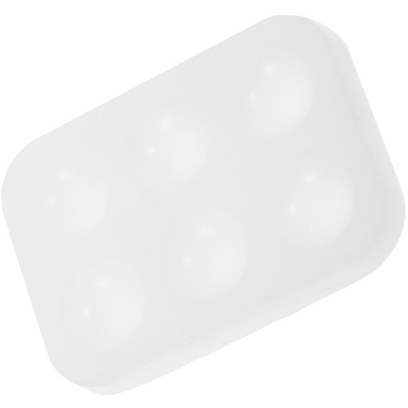 Six Hole Silicone Palette Easy to Clean Acrylic Watercolor Paint Watercolour Paints Child