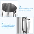 thumbnail image 4 of Milk Frothing Pitcher, 33oz/1000ml Espresso Steaming Pitcher Stainless Steel with Pen, 4 of 6