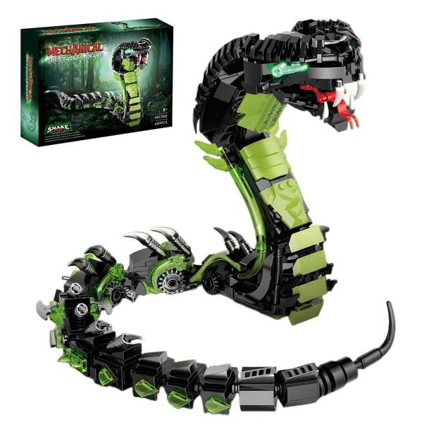 Juego de bloques de construcción HJPLPXH Mechanical Snake Model Toy
