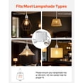 thumbnail image 6 of Plug-in Hanging Lamp Cord 16ft, 2 Pack with E26 Light Socket & On/Off Switch - Durable, Secure Replacement Kit for Lanterns and Pendants, 6 of 9