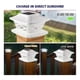 thumbnail image 3 of 6Pcs Solar Post Cap Lights Post Solar Lights LED Light Outdoor Waterproof Fence Post Solar Lights for Wood Fence, 3 of 5