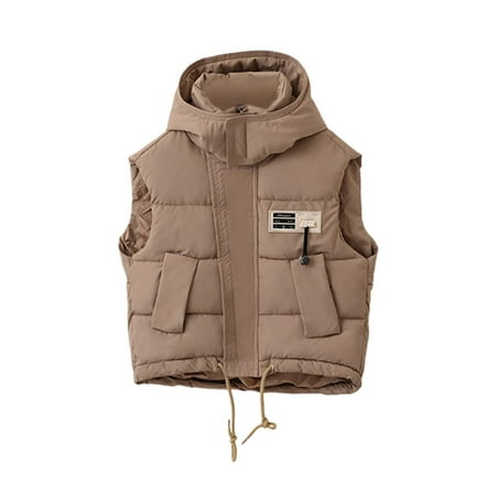 Girls Puffer Vest Boys Vest Cute Jackets Sleeveless Lightweight Puffer Jacket Child Winter Vest for Kids 3-4 Years