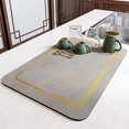 thumbnail image 3 of Ludlz Table Mat Wipe Clean Anti-fouling Double-sided Non-slip Absorbent Diatomite Home Dining Drying Dishes Drain Mat for Kitchen, 3 of 8