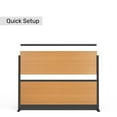 thumbnail image 7 of Luxor Beechwood Modular Wall Room Divider System - 70" W x 48" H, Freestanding, 7 of 7