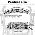 thumbnail image 6 of HELLHERO Polyester Rollator Walker Seat and Backrest Rollbar Covers Set with Non-Slip Fit Reusable Gift Option, Black-and-white Chippy Texture, 6 of 7