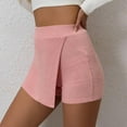 thumbnail image 5 of Olyvenn Stylish Skorts for Women Trendy High Waist Yoga Shorts Athletic Skirt Shorts Tummy Control Workout Skort Summer Golf Skorts Pink L, 5 of 5