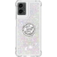 thumbnail image 2 of Case for Motorola Moto G 5G 2024 Case Girls Women Glitter Clear TPU Cute Bling Love Quicksand Sparkle Case with Stand Shockproof Liquid Case for Moto G 5G 2024 Colorful YBZ, 2 of 14