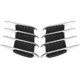 thumbnail image 1 of Calcomanías para capó de coche + ventilación falsa de flujo de aire de tiburón, par de branquias de entrada laterales exteriores decorativas, 1 of 5