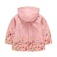 thumbnail image 3 of YUANxueke Girls Hoodie Windbreaker Printed Full Zip Jackets Casual Outdoor Fashion Windproof Jacket with Pockets,Pink,4-5 Years, 3 of 8