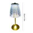 thumbnail image 2 of Crystal Table Lamp Touch Dimming Night Light 2000mAh Modern Desk Lamp For Home Decor Light (B), 2 of 10