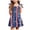 Brick Red, variant on Girls July 4th Dress Red White Blue Toddler Patriotic Outfit American Flag Sundress 2-8 Years (White, 5-6 Years)