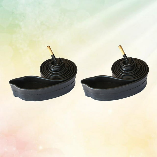 FONDOTIN 2Pcs Butyl Rubber Bicycle Tire Tubes Compatible with Various Tire Sizes 11.8x3.9in