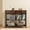 Rustic Brown, variant on Barara King Console Table, Entryway Table, Console Sofa Table, Display Shelf,39.5 Inch Entryway Table with 2 Drawers and 2-Tier Shelves-Dark Brown