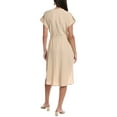 thumbnail image 2 of MARION womens  Midi Dress, l, Tan, 2 of 3
