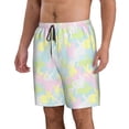 thumbnail image 2 of Goofa Color Rabbit Printed Mens Swim Trunks Summer Quick Dry Short Beach Swimwear Bathing Suits-Small, 2 of 9