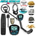 thumbnail image 1 of Hazlewolke Professional Metal Detector for Adults, Adjustable 9 Identification Levels,10 Levels of Sensitivity w/ Pinpoint Function, Auto LCD Backlight 10" Waterproof Search Coil Gold Finder for Kids, 1 of 7