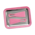 thumbnail image 5 of deevoka Ice Cream Maker Pan with 2 Spatulas Versatile Aluminum Alloy Practical Household Pink, 5 of 9