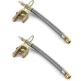 thumbnail image 1 of 2 Pack, Extension de Valve de Pneu, Extension de Valve de Pneu pour Camion, Bus et Remorque Pneu, 18cm, 1 of 4